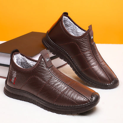 Damen Halbschuhe Warm Bequem Kunstfell Wintermode