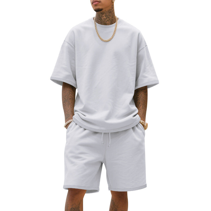 Herren Sportset atmungsaktiv Komfort Baumwollmix Casual