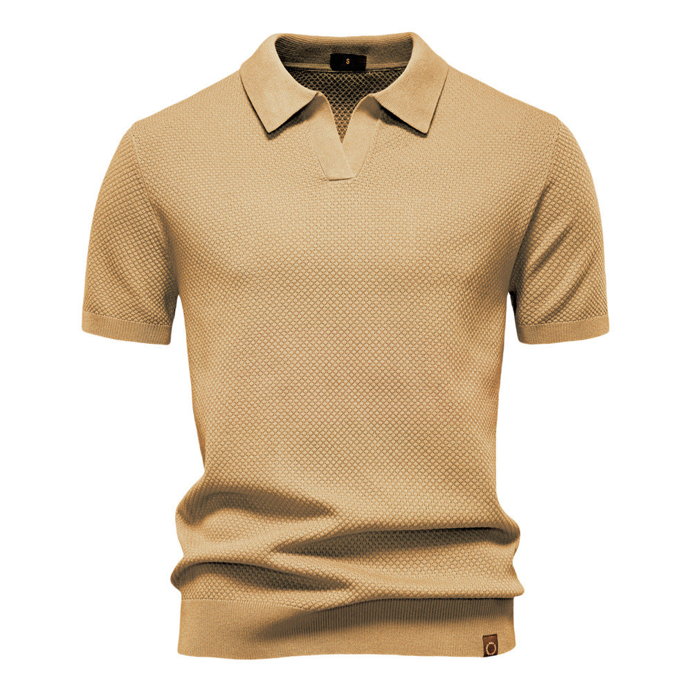 Herren Polo-Shirt Kurzarm Strukturiert Modern Berlin