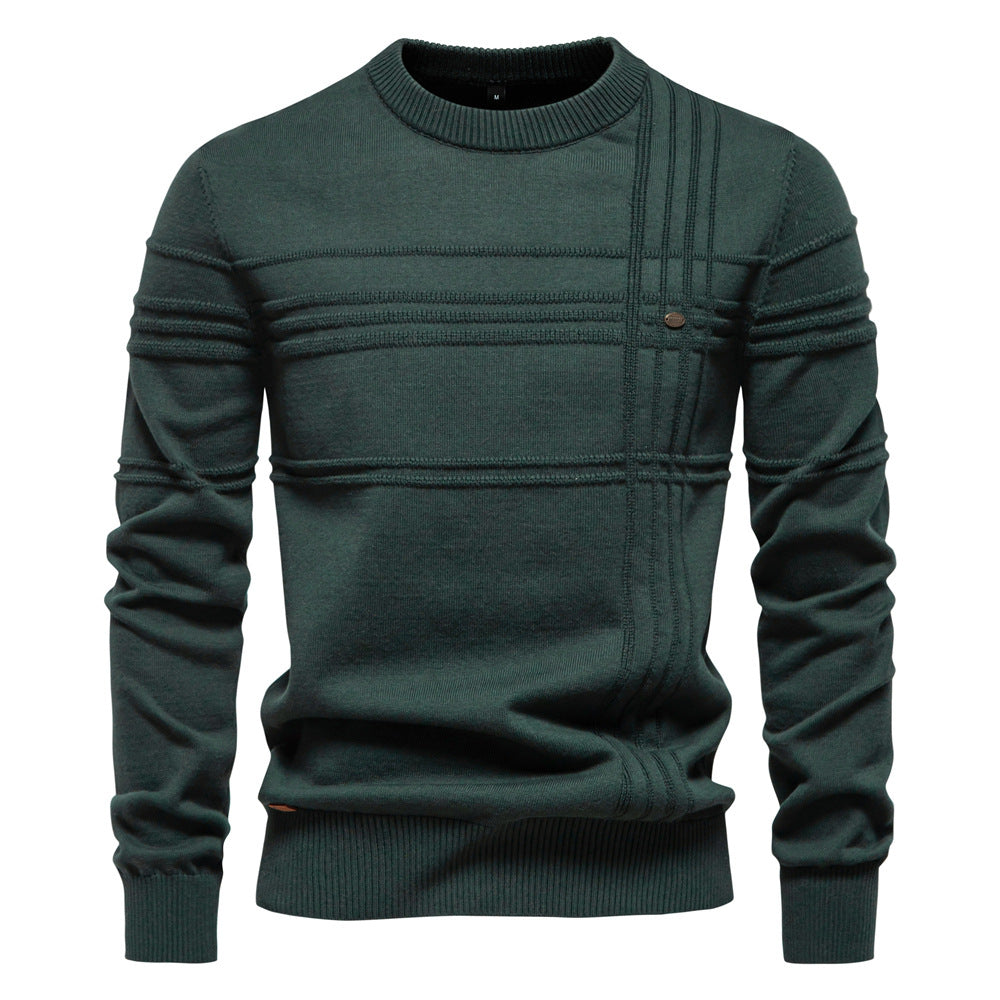 Herren Strickpullover Modern Komfortpassform Großes Design