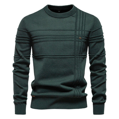 Herren Strickpullover Modern Komfortpassform Großes Design