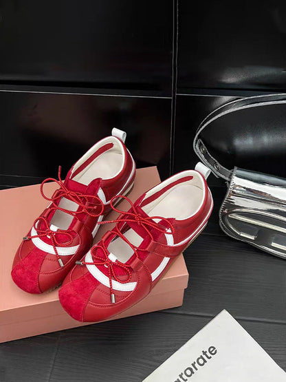Damen Sneaker Sportlich Modisch Weiße Schuhe
