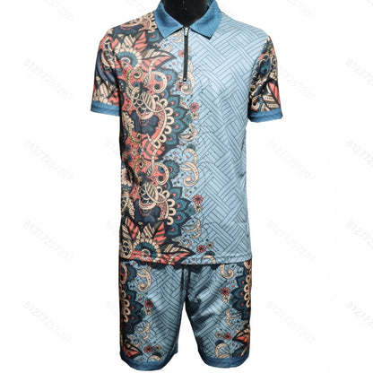 Herren Freizeit-Set Modern mit Taschen und Trend-Druck