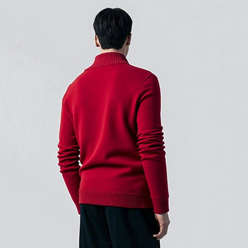 Herren eleganter Pullover mit modernem V-Ausschnitt und feinen Rippdetails BerlinGlamour.