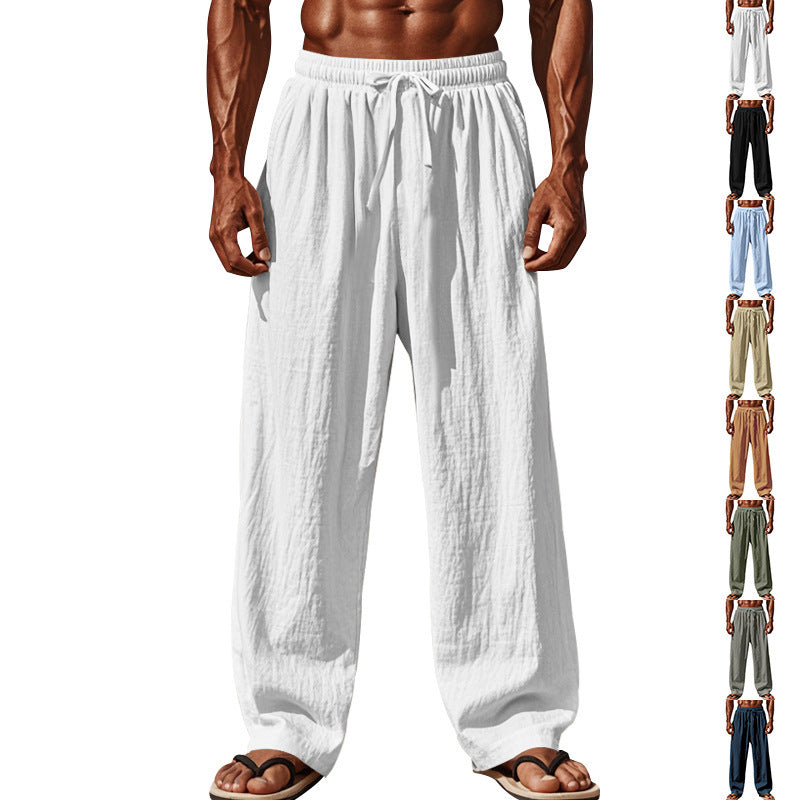 Herren Strandhose Bequem Elastisch mit Taschen - BerlinGlamour