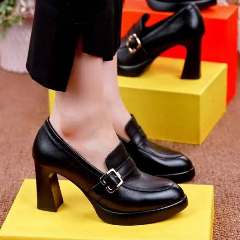 Damen High Heels Schuhe mit Schnallen Elegante Pumps - BerlinGlamour