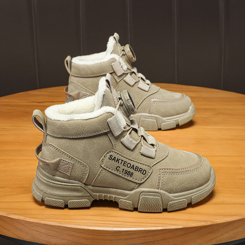 Damen Winterstiefel Geschlossene Schuhe Anpassbarer Knöchelverschluss
