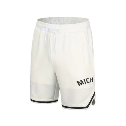 Herren Sportset T-Shirt und Shorts Grau Sportlich