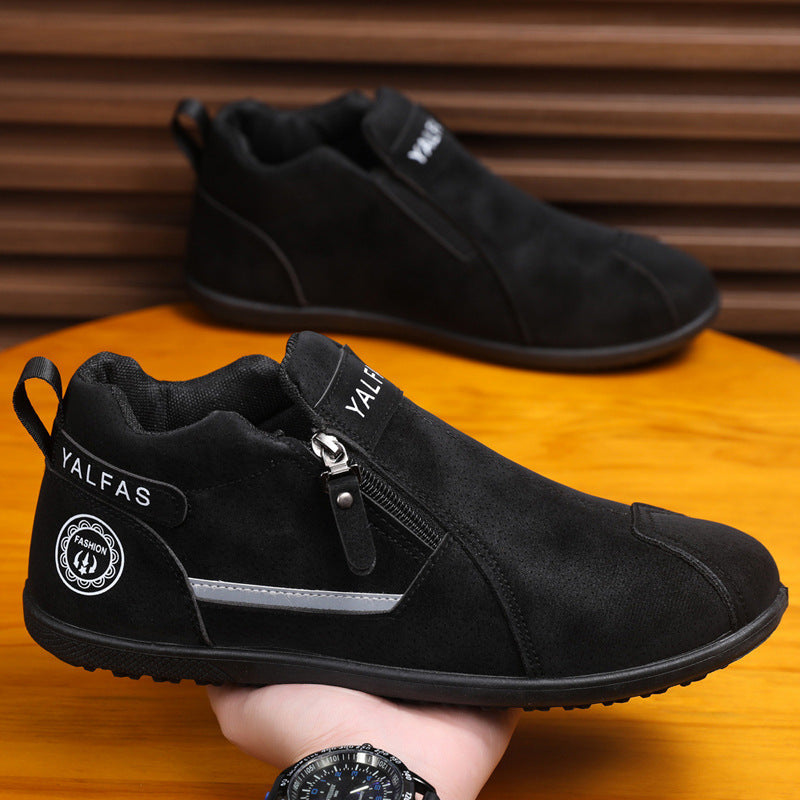Damen Stiefeletten Bequem Elegante Reißverschluss Schuhe