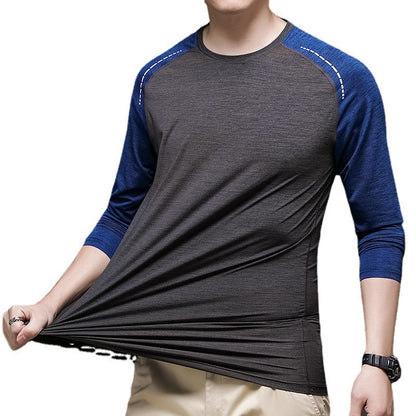 Herren Langarmshirt Sportlich Ergonomisch