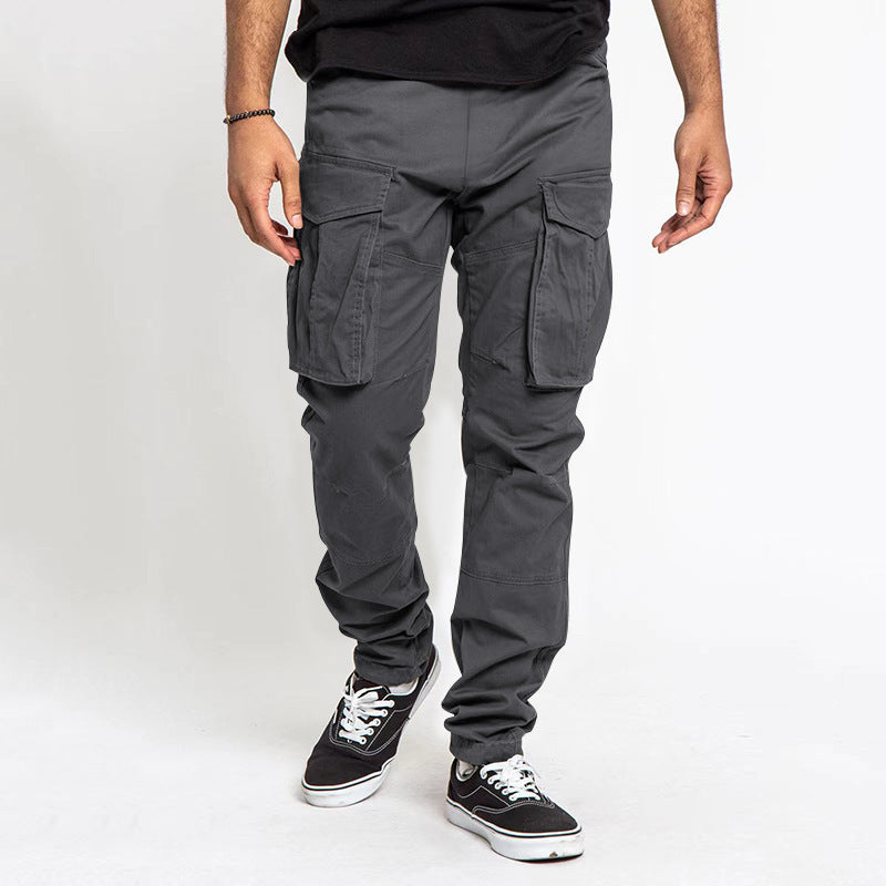 Herren Cargo-Hose mit multifunktionalen Taschen und elastischem Bund BerlinGlamour.