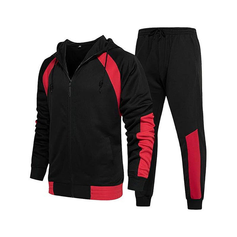 Herren Trainingsanzug Sportlich Funktionell Mit Taschen