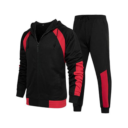 Herren Trainingsanzug Sportlich Funktionell Mit Taschen