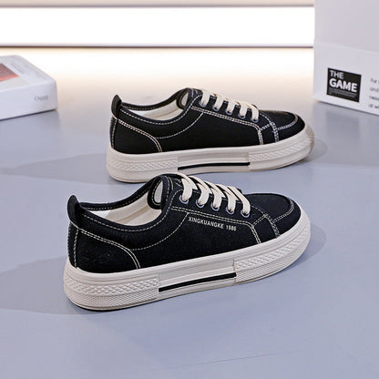 Damen Sneaker Klassisch Casual Weiß