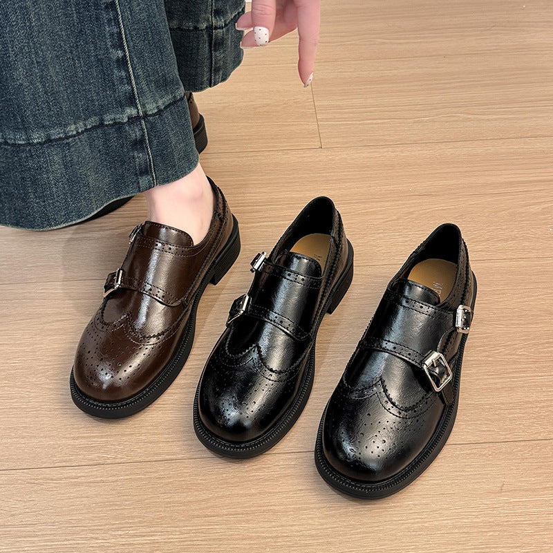Damen Schnürschuhe Verspielt Doppelriemen Mode Schuhe - BerlinGlamour
