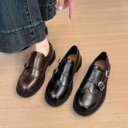 Damen Schnürschuhe Verspielt Doppelriemen Mode Schuhe - BerlinGlamour