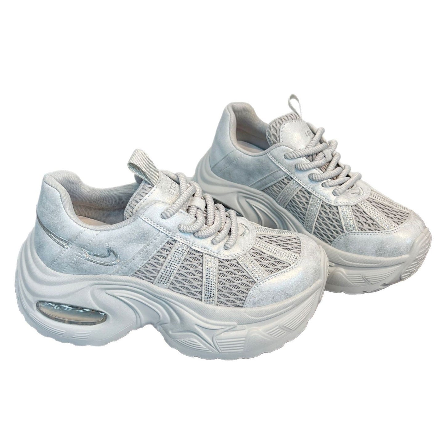 Damen Sneaker Sportlich Atmungsaktiv Trend