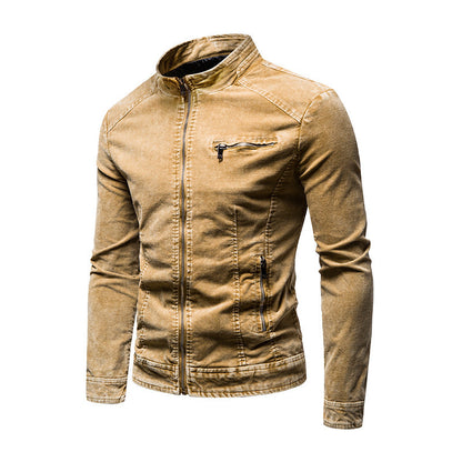 Herren Übergangsjacke Modern mit Reißverschluss und Brusttasche