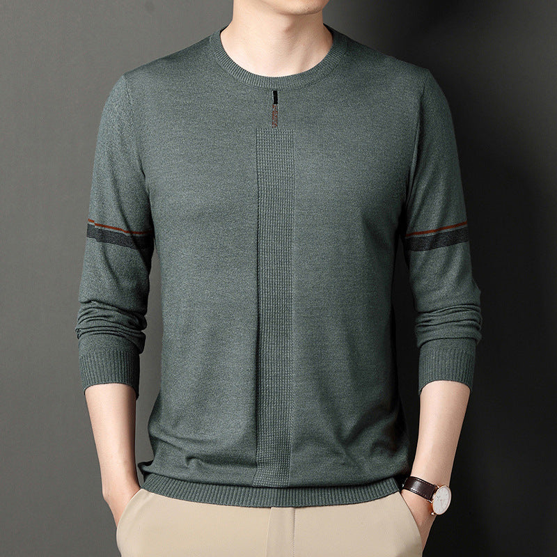 Herren Pullover Strukturiert Hochwertig Rundhals Berlin Style