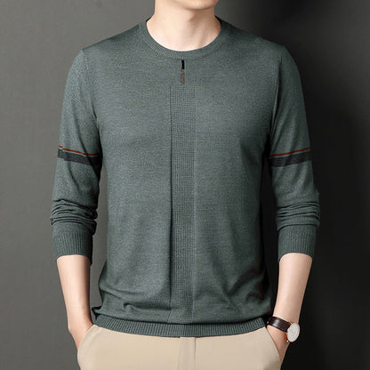 Herren Pullover Strukturiert Hochwertig Rundhals Berlin Style