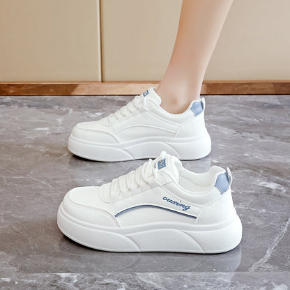 Damen Sneaker atmungsaktiv mit dicken Sohlen Sportlich Modisch