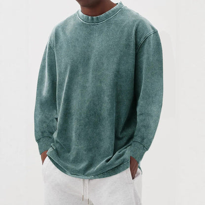 Bequemer Herren Pullover Oversized Baumwolle