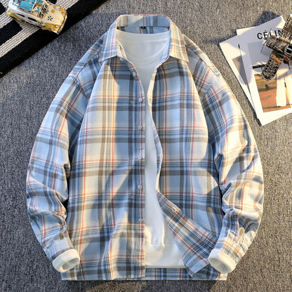 Herren Flanellhemd Karomuster Warm Modern