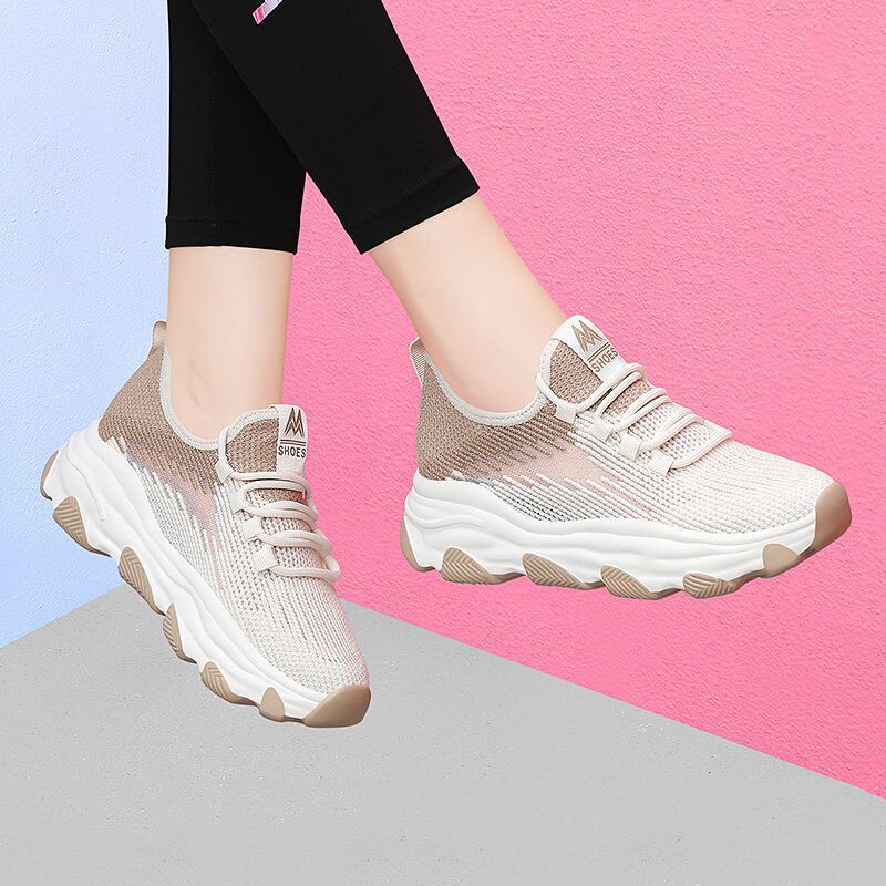 Damen Sneaker Sportlich Atmungsaktiv Flexibler Komfortschuh - BerlinGlamour