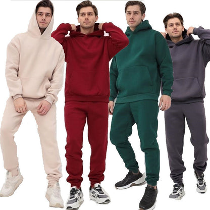Herren Jogginganzug Kapuzenpullover Hose Komfort