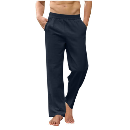 Herren Jogginghose Bequem Freizeit mit Seitentaschen