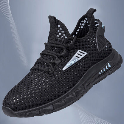 Damen Laufschuhe Atmungsaktiv Sportlich Schwarz