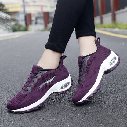 Damen Laufschuhe Atmungsaktiv Bequem Dämpfend