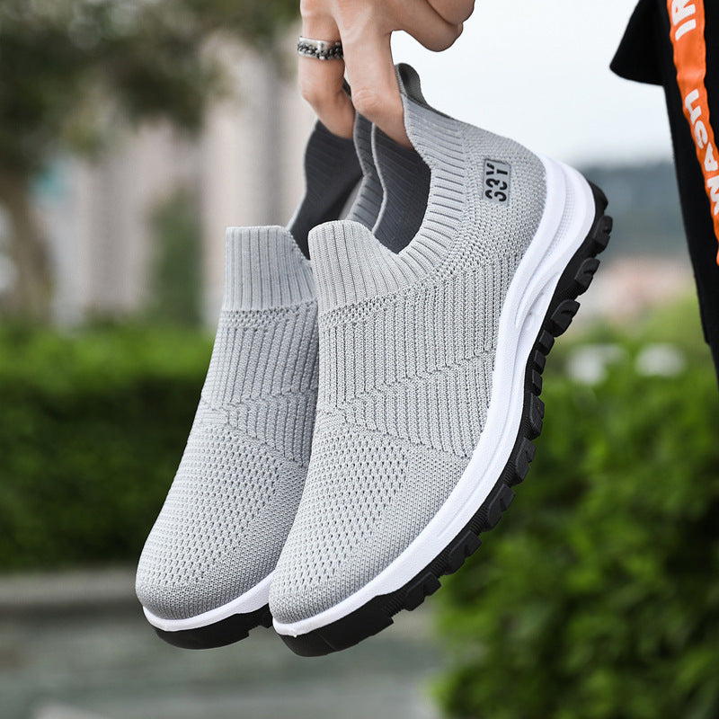 Damen Strick Sneaker Atmungsaktiv Komfortabel
