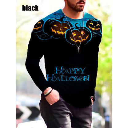 Halloween Langarmshirt Herren Gruselig Berlin Style