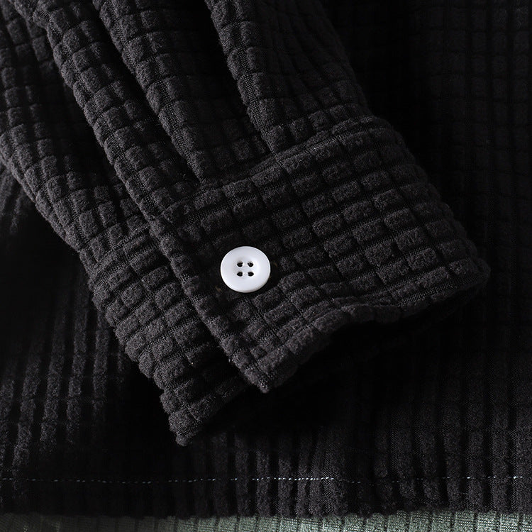 Herren Karo-Hemd Lässig Modern Berlin Stil