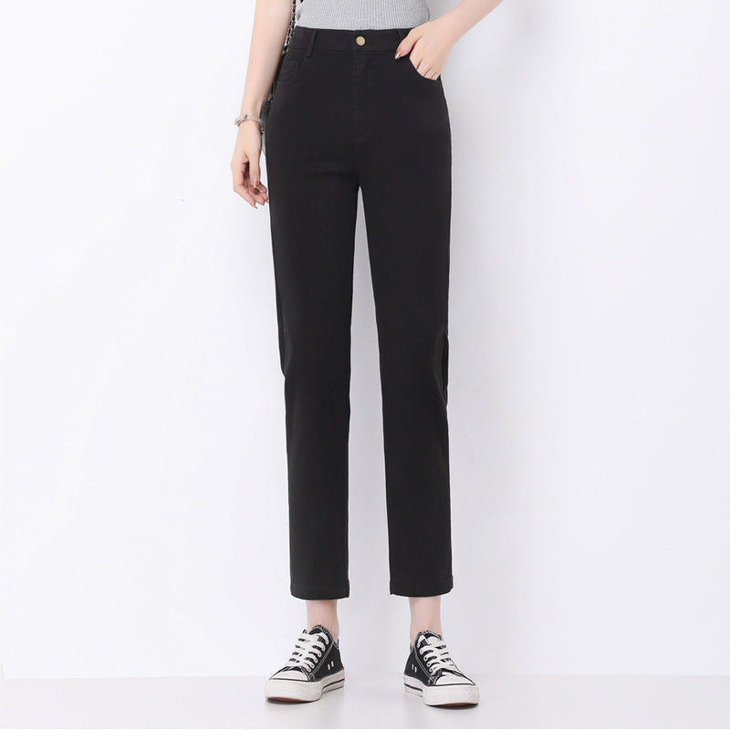 Damen Slim Fit Jeans Modern Bequem Stretch