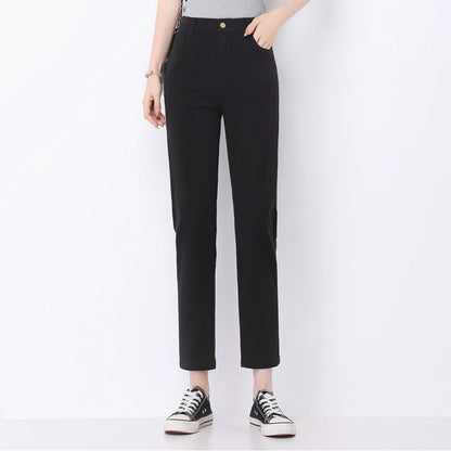 Damen Slim Fit Jeans Modern Bequem Stretch