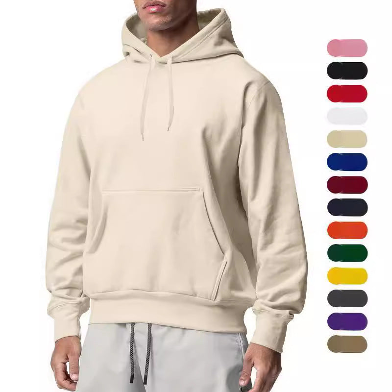 Herren Kapuzenpullover Komfort Schnitt Kängurutaschen Groß