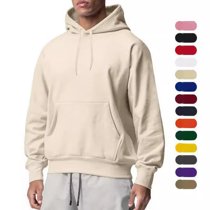 Herren Kapuzenpullover Komfort Schnitt Kängurutaschen Groß