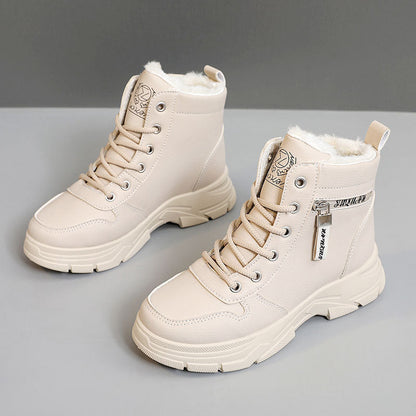 Damen Winterstiefel Warm High-Top Rutschfest