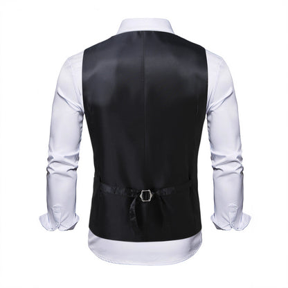 Herren Weste Elegant Festlich Blumenmuster