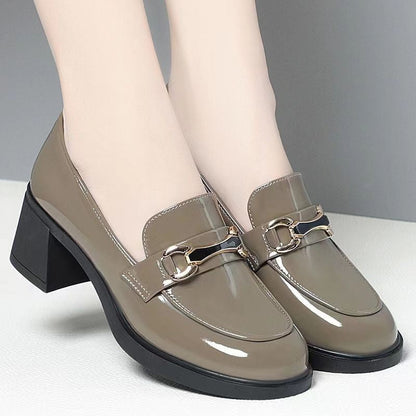 Damen Pumps Elegante Schnalle Schuhe Bequem Moderne