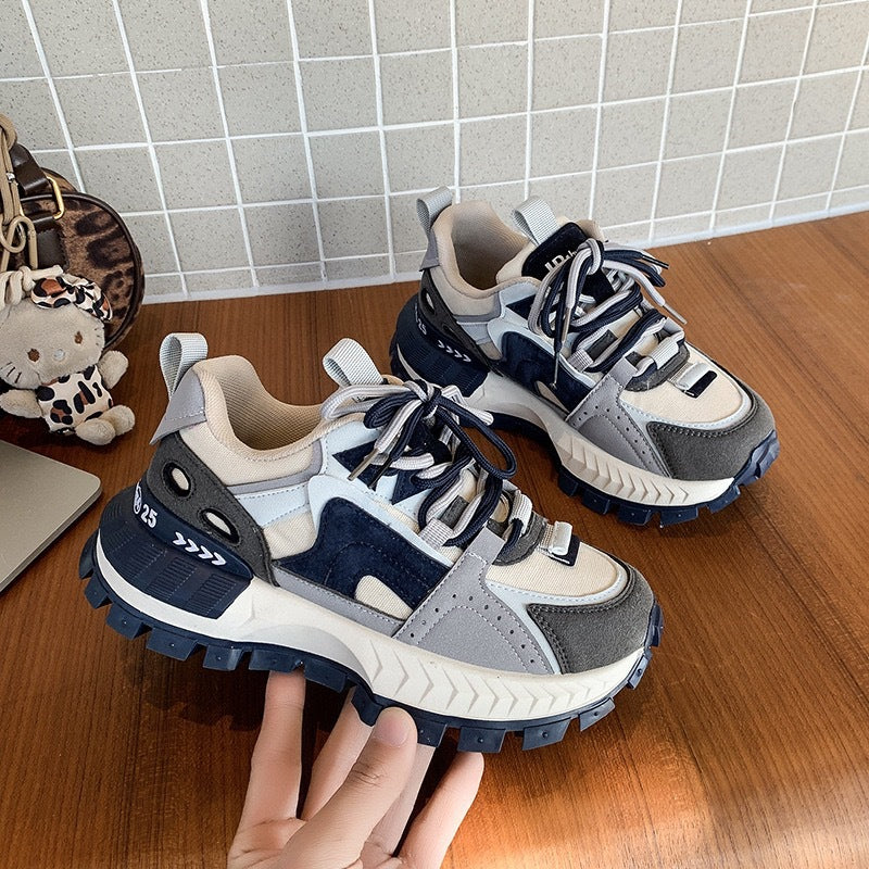Damen Sneaker Sportlich Chunky Sneakers trendy Design