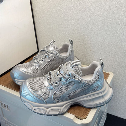 Damen Sneaker Laufschuhe atmungsaktiv mit Weichsohle