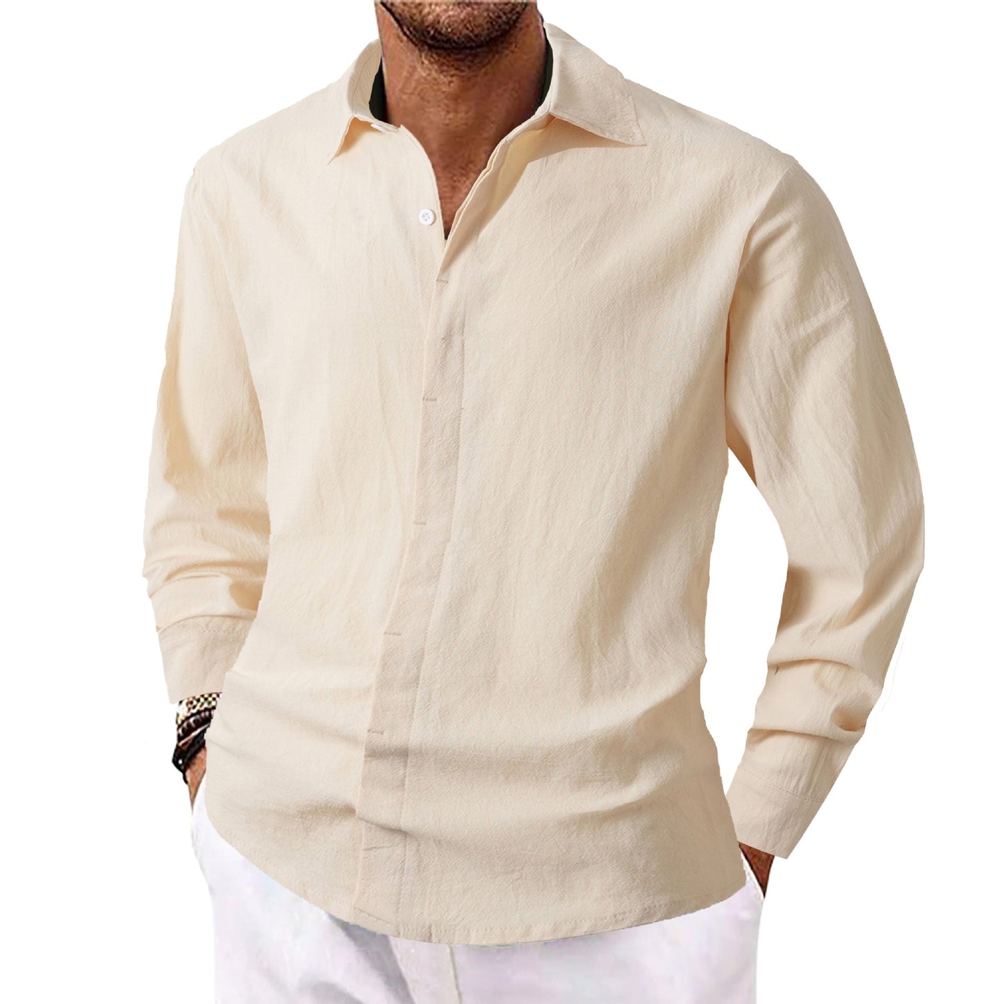 Herren Hemd Slim Fit Elegantes Casual Design