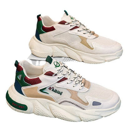 Damen Sneaker Sportlich Chunky Atmungsaktiv Mit Dämpfung
