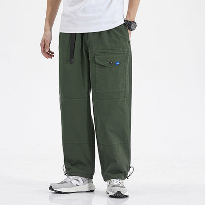Herren Cargo-Hose Bequem Viel Taschen Elastisch - BerlinGlamour