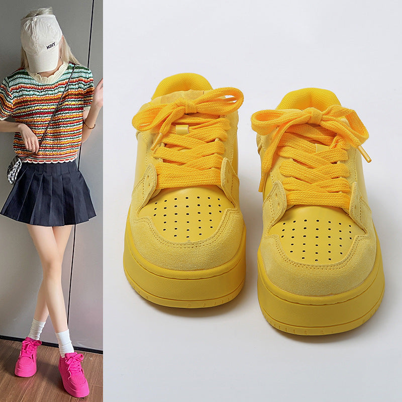 Damen Sneaker Bequem Atmungsaktiv Breite Sohle
