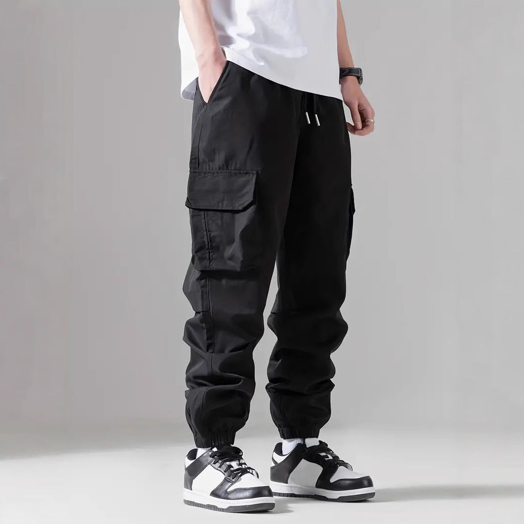 Herren Trainingshose Cargo Bequem Elastisch