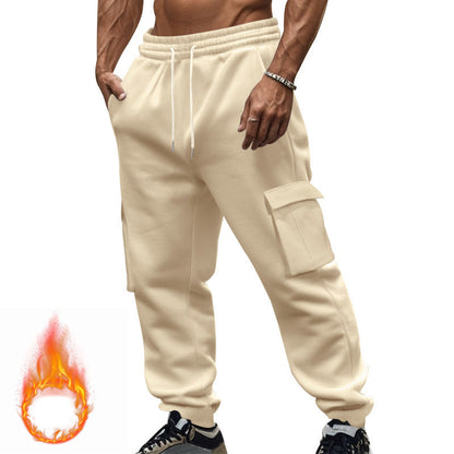 Herren Jogginghose Cargo Bequem mit Seitentaschen